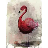 Living Walls Fototapete ARTist Flamingo, (Set, 2 St), Vlies,