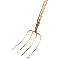 Freund Victoria Dunggabel Erntekönig Zinken-L.310mm 4 Zinken süddeutsch geschmiedet,m.Stiel