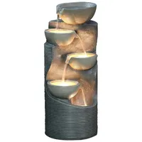 Dehner Gartenbrunnen Salo mit LED Beleuchtung, ca. 81 x
