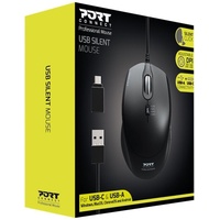 PORT DESIGNS Port Connect Silent, - Maus schwarz