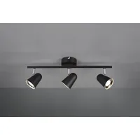 Trio Toulouse 3-flg. schwarz matt