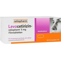 Ratiopharm Levocetirizin-ratiopharm 5 mg Filmtabletten