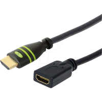 TECHLY HDMI Anschlusskabel 3.00 m Schwarz ICOC-HDMI2-4-EXT030 HDMI-Kabel