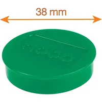 NOBO Magnete für magnetisches Whiteboards, 10 Stück 38 mm,