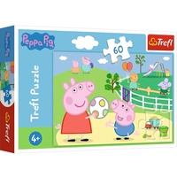 Trefl Puzzle, Spaß mit Freunden, Peppa Pig, 60 Teile,