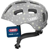 ABUS Youn-I 2.0 48-54 cm Kinder grey star matt/shiny
