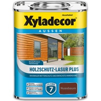 Xyladecor Holzschutz-Lasur Plus Nussbaum 2,5 l