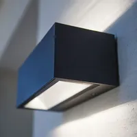 Lutec GEMINI 5189104118 LED-Außenwandleuchte Anthrazit