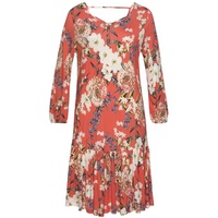 S.Oliver Jerseykleid, Damen koralle-bedruckt Gr.36