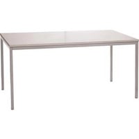 Gürkan Mehrzwecktisch grau rechteckig, Vierkantrohr grau, 160,0 x 60,0