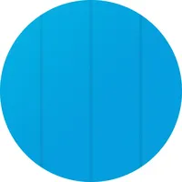 Tectake Solarfolie rund Ø 549 cm blau