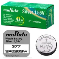 MURATA SR626SW 377 26 mAh 10 St.