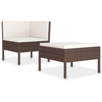 VidaXL Garten-Lounge-Set 2-tlg. braun 310205