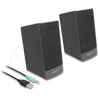 DeLock Lautsprecher mit 3,5 mm Klinke und USB Stromversorgung