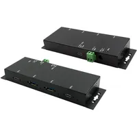 Exsys EX-1234HMVS + USB Hub, Schwarz