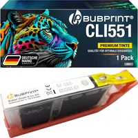 Bubprint Druckerpatrone kompatibel als Ersatz für Canon CLI-551XL GY