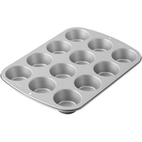 Wilton 03-3118 Cupcake- /Muffin-Backform, Recipe Right, Antihaft, 12 Vertiefungen,