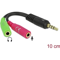 DeLock Headset Adapter, Audio Adapter, Mehrfarbig