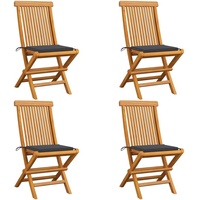 VidaXL Gartenstuhl 50 x 114,2 x 34,5 cm braun