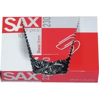 Sax Büroklammer 1-230-00, 26mm verzinkt Metalldraht