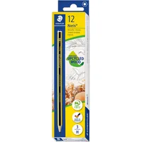 Staedtler Noris 120 Bleistift H 12 Stück, Schwarz, einzelpackung
