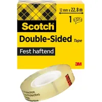 Scotch Klebeband Doppelseitig Transparent 12 mm x 22,8 m
