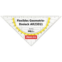 ARISTO Geodreieck 16cm, transparent