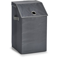 Zeller Present Wäschesammler Polyester, anthrazit, ca. 34 x 34