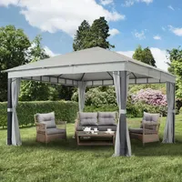 TOOLPORT Gartenpavillon Sunset Premium 4 x 4 m inkl.