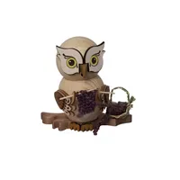 Kuhnert Räucherfigur Eule 15 cm Natur