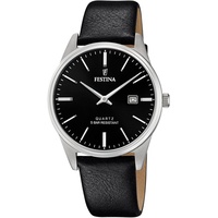 Festina Herren Analog Quarz Uhr mit Leder Armband F20512/4