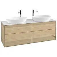 Villeroy & Boch Finion Waschtischunterschrank F96100PC 160x60,3cm, Abdeckplatte white