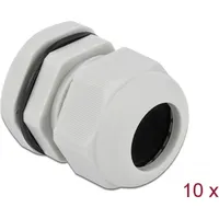 DeLock Kabelverschraubung PG25 10 Stück grau