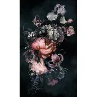 Schöner Wohnen Vliestapete 2 DD Floral Schwarz Rosa 270