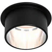 Paulmann LED Gil Coin klar rund schwarz eisen 6W
