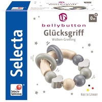 Selecta 64002 - bellybutton, Glücksgriff, Wolken-Greifling, Holz, grau, 7,5