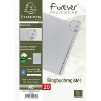 Exacompta Register 1723B 2/3 A4 PP A-Z grau