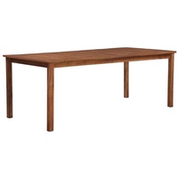 VidaXL Gartentisch 200 x 100 x 74 cm braun