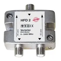 Astro Strobel Sat-Verteiler 2-fach 4-8db 5-2400MHz HFD 2