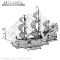 Metal Earth Fascinations Iconx Queen Anne's Revenge