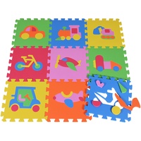 Knorrtoys 21017 Knorrtoys-Puzzlematte-Verkehr/Fahrzeuge/9-tlg./30 cm, Bunt