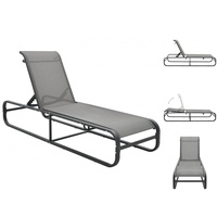 VidaXL Sonnenliege Aluminium und Textilene