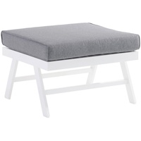 Sieger Auckland Loungetisch/Hocker inkl. Kissen - Weiß