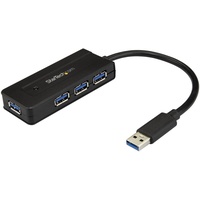 Startech StarTech.com USB 3.0 Hub - mit Ladeanschluss -