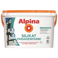 Alpina Silikat-Fassadenfarbe weiß matt
