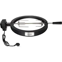 Big Green Egg Drehspieß 15 Zoll Edelstahl grün