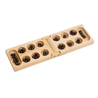 GoKi HS325 - Kalaha Spiel im Baumwollbeutel, Klappformat