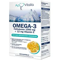 Pharmavital Gmbh ApoVitalia Omega3 Fettsäuren 1000mg+12mg Vitamin E