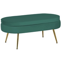 SalesFever Clam oval grün/gold