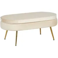 SalesFever Clam oval beige/gold